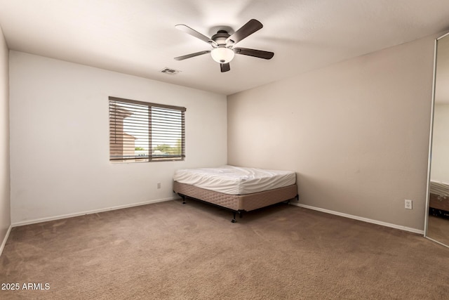 466 N 10th Pl, Coolidge, AZ 85128 - bedroom featuring carpet floors and a ceiling fan