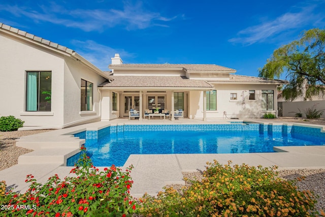 22756 N 91st Way, Scottsdale, AZ 85255 - view of pool featuring french doors and a patio
