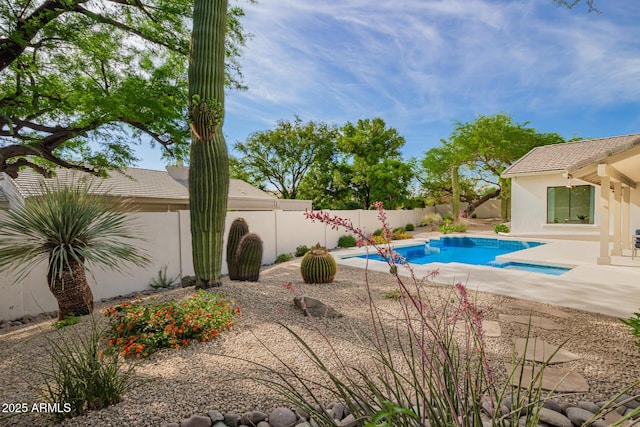 22756 N 91st Way, Scottsdale, AZ 85255 - view of pool featuring a fenced backyard and a patio