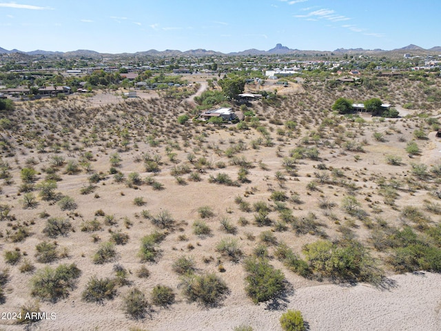 1880 W Roderick Ln, Wickenburg, AZ 85390 - aerial view featuring view of desert and a mountain view