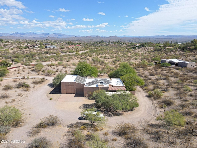1880 W Roderick Ln, Wickenburg, AZ 85390 - bird's eye view with a mountain view and a desert view