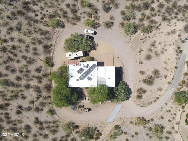 1880 W Roderick Ln, Wickenburg, AZ 85390 - drone / aerial view with view of desert