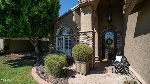 view of entrance to property