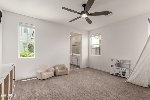 5460 S Dillon Cir, Mesa, AZ 85212 - unfurnished room with carpet, a ceiling fan, and baseboards