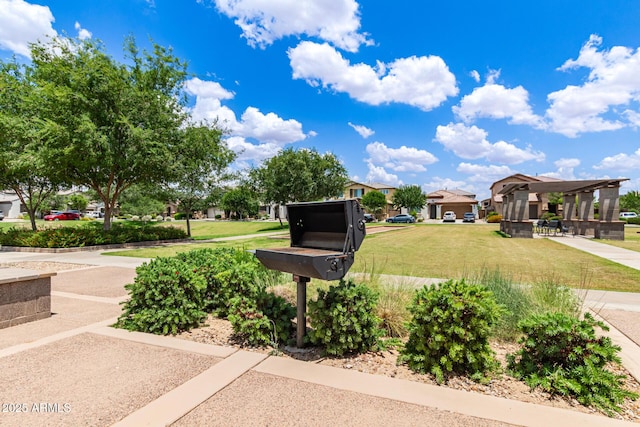 5460 S Dillon Cir, Mesa, AZ 85212 - view of property's community with a lawn and a residential view
