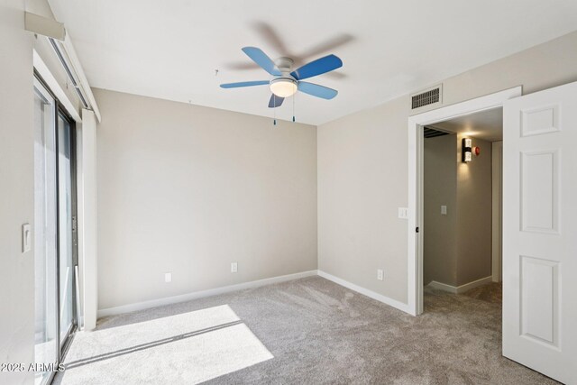 2815 N 52nd St Unit 3, Phoenix, AZ 85008 - unfurnished bedroom featuring carpet and ceiling fan