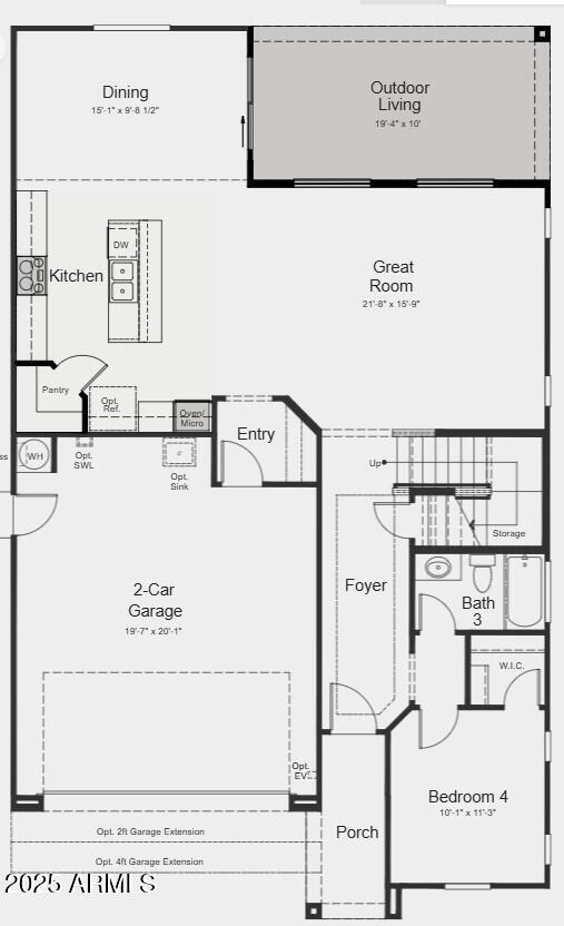 12233 W Caraveo Pl, Peoria, AZ 85383 - floor plan / room layout