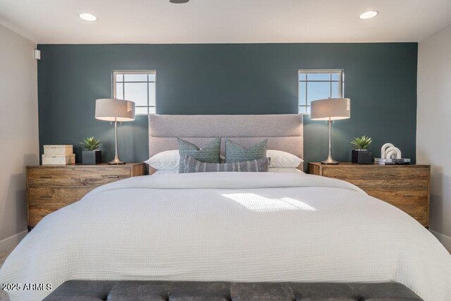 12233 W Caraveo Pl, Peoria, AZ 85383 - bedroom with recessed lighting and baseboards