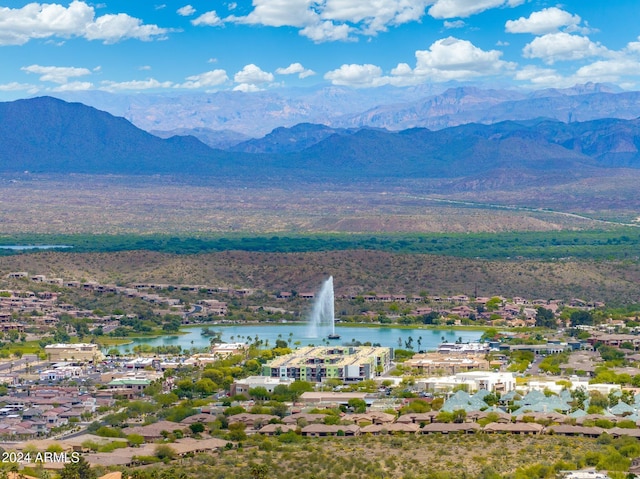 15857 E Ponderosa Dr, Fountain Hills, AZ 85268 - bird's eye view of a water and mountain view