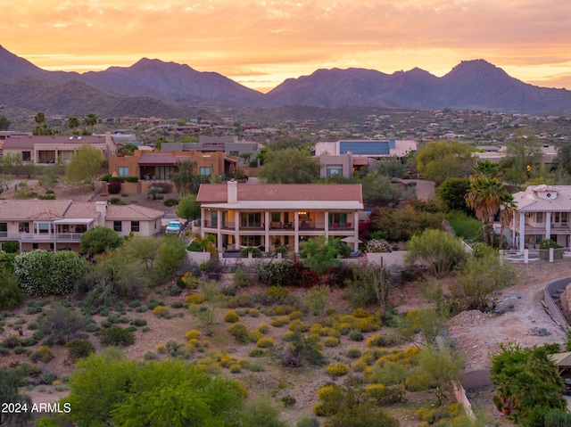 15857 E Ponderosa Dr, Fountain Hills, AZ 85268 - mountain view with nearby suburban area