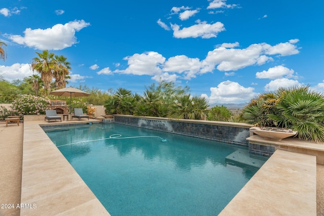 15857 E Ponderosa Dr, Fountain Hills, AZ 85268 - view of swimming pool with a patio area