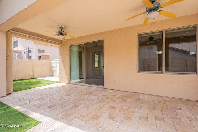 1555 E Monterey St, Chandler, AZ 85225 - view of patio / terrace featuring a ceiling fan