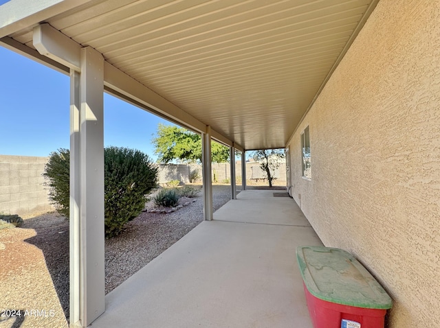 view of patio