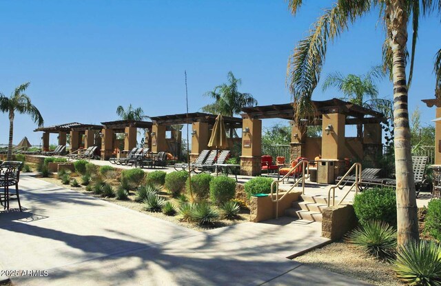 6611 S San Jacinto St, Gilbert, AZ 85298 - view of jungle gym featuring a pergola