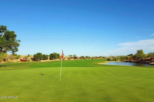 6611 S San Jacinto St, Gilbert, AZ 85298 - view of home's community with a water view and view of golf course