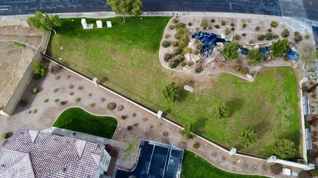 drone / aerial view