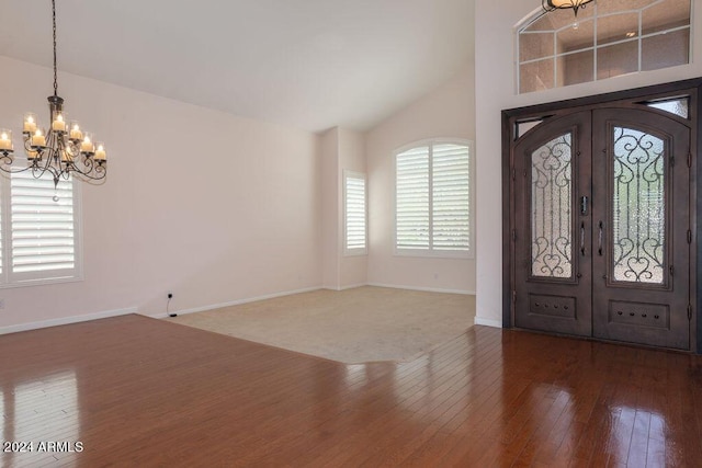 property entrance featuring french doors