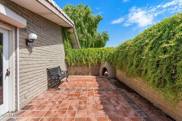 view of patio / terrace with fence