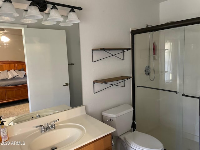 2723 E Rockledge Rd, Phoenix, AZ 85048 - full bath with a shower stall, vanity, and ensuite bath