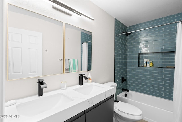 35360 N 93rd Way, Scottsdale, AZ 85262 - full bath featuring double vanity, toilet, and shower / bath combo