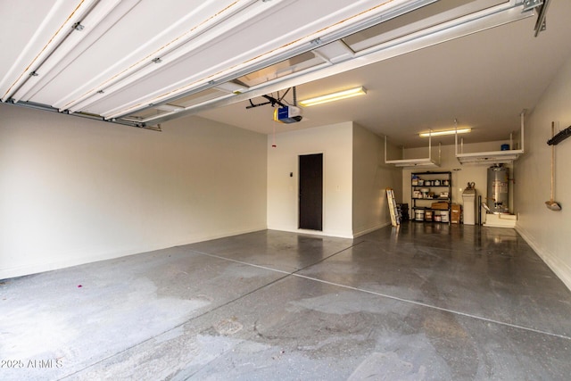 21972 N 97th Gln, Peoria, AZ 85383 - garage featuring a garage door opener and gas water heater