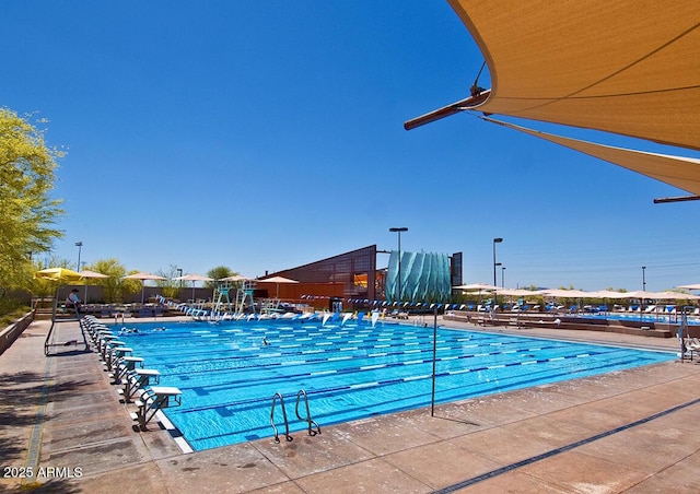 view of community pool