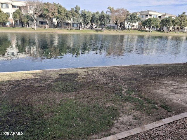 view of water feature