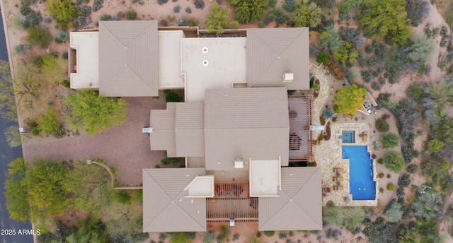 36389 N 105th Pl, Scottsdale, AZ 85262 - view from above of property with a pool
