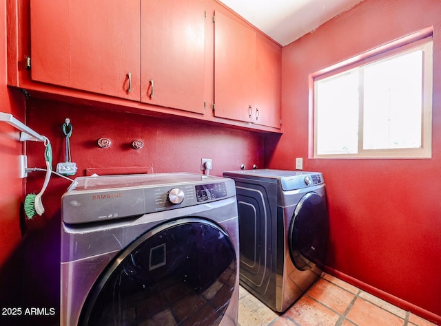 519 N Redondo Dr N, Litchfield Park, AZ 85340 - laundry room featuring independent washer and dryer and cabinet space