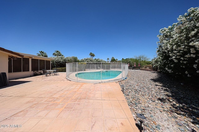 519 N Redondo Dr N, Litchfield Park, AZ 85340 - view of pool with a patio and a sunroom