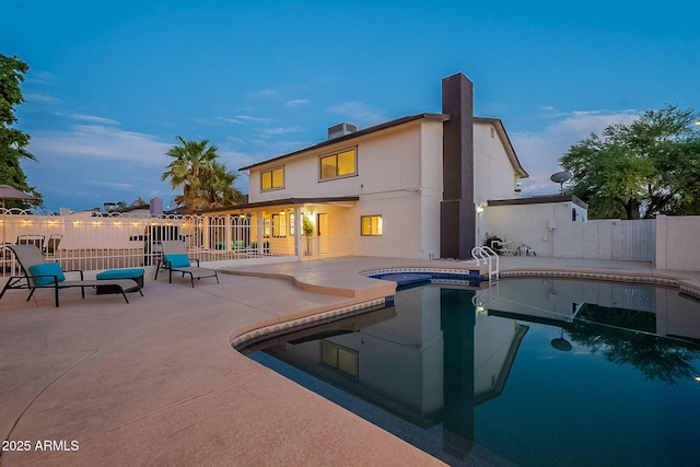 6216 W Poinsettia Dr, Glendale, AZ 85304 - view of swimming pool featuring a patio and a fenced backyard