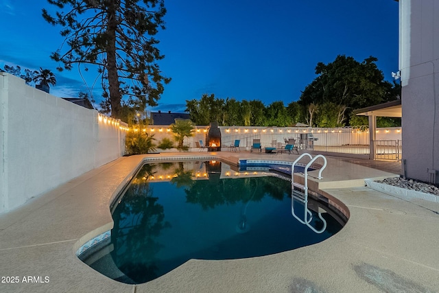 6216 W Poinsettia Dr, Glendale, AZ 85304 - view of swimming pool featuring a patio and a fenced backyard