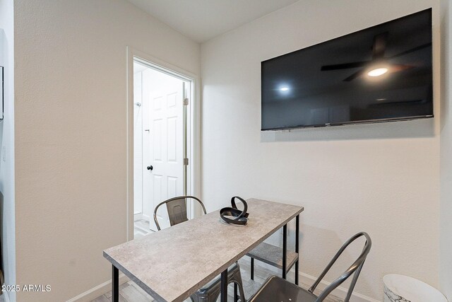 6216 W Poinsettia Dr, Glendale, AZ 85304 - dining area featuring baseboards and ceiling fan