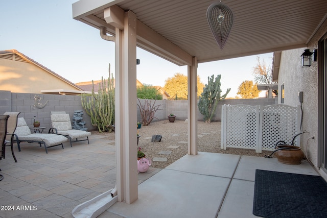 view of patio