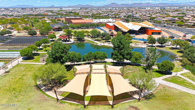 9750 E Radioactive Dr, Mesa, AZ 85212 - bird's eye view of a water and mountain view