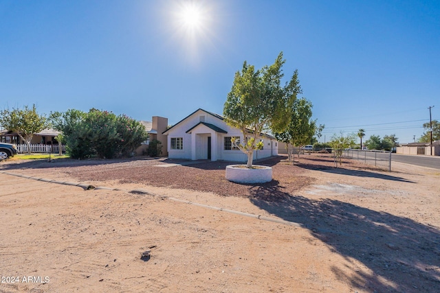 view of front of home