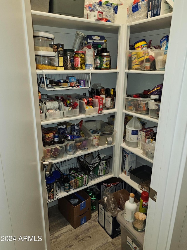 view of pantry