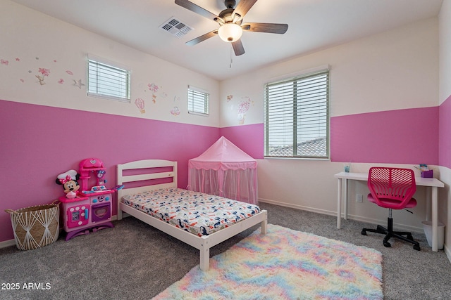 22960 N 94th Ln, Peoria, AZ 85383 - carpeted bedroom with ceiling fan and baseboards