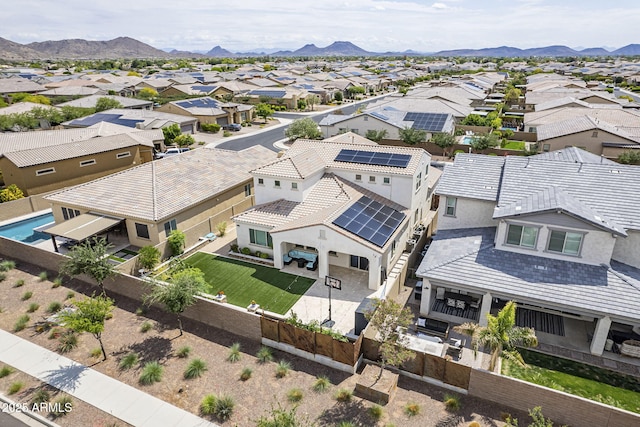 22960 N 94th Ln, Peoria, AZ 85383 - aerial perspective of suburban area featuring a mountainous background