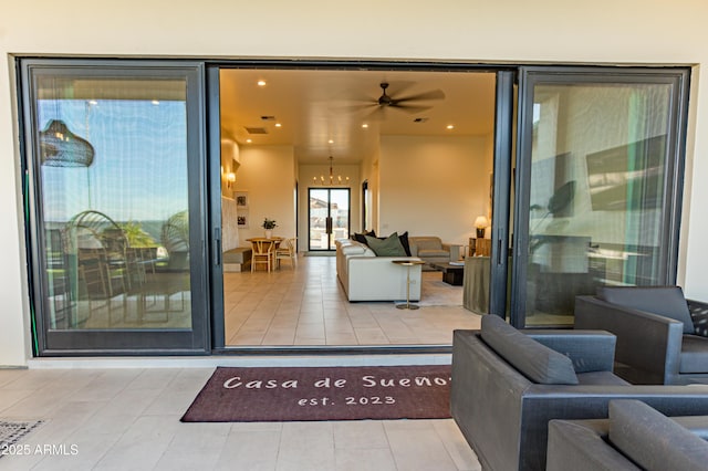 10918 W Dove Roost Rd, Queen Creek, AZ 85144 - doorway to property featuring outdoor lounge area
