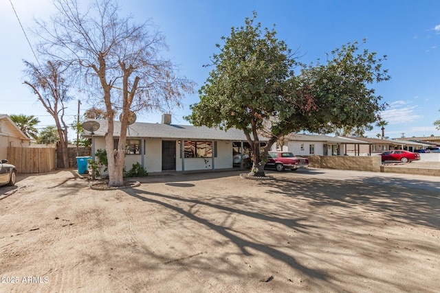 view of ranch-style home