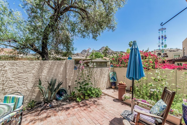 1808 E Hayward Ave Unit 1, Phoenix, AZ 85020 - view of patio / terrace featuring a fenced backyard