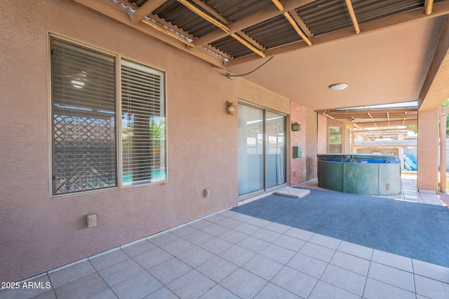 10305 E Dragoon Ave, Mesa, AZ 85208 - view of patio / terrace with a hot tub