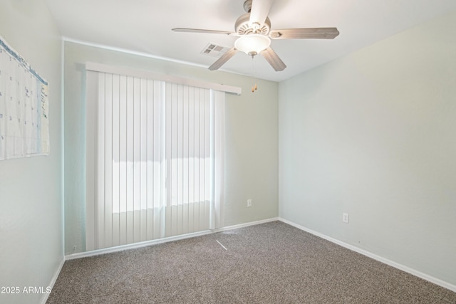 2401 E Antigua Dr, Casa Grande, AZ 85194 - carpeted spare room featuring plenty of natural light, ceiling fan, and baseboards