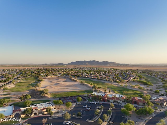 2401 E Antigua Dr, Casa Grande, AZ 85194 - aerial perspective of suburban area featuring a mountainous background and a golf course