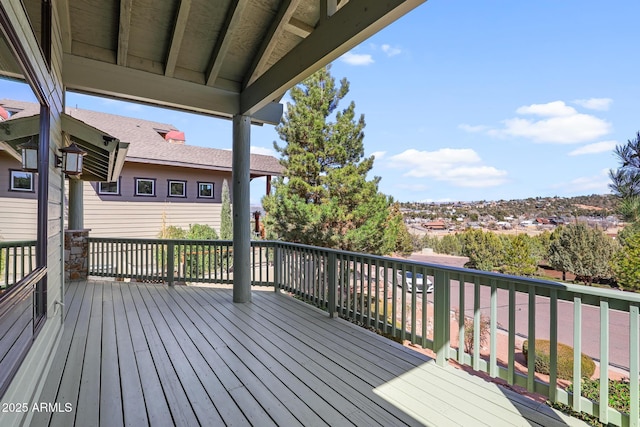 view of deck