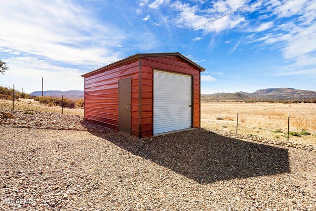 16147 W Apache Way, Peeples Valley, AZ 86332 - view of outdoor structure featuring a mountain view and an outdoor structure