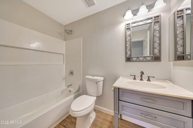 166 W Merrill Ct, Gilbert, AZ 85233 - full bathroom with wood finished floors, vanity, and  shower combination