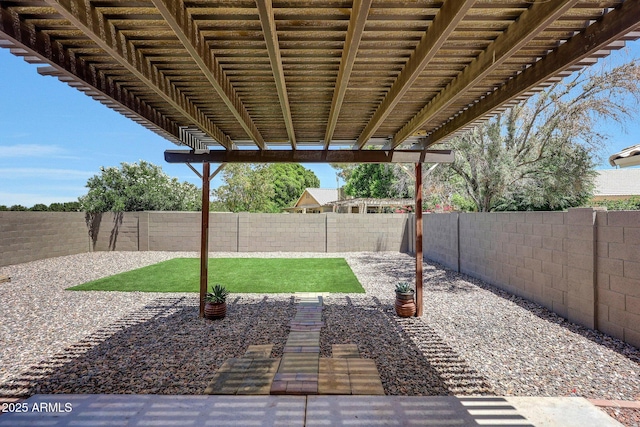 166 W Merrill Ct, Gilbert, AZ 85233 - fenced backyard featuring a patio area