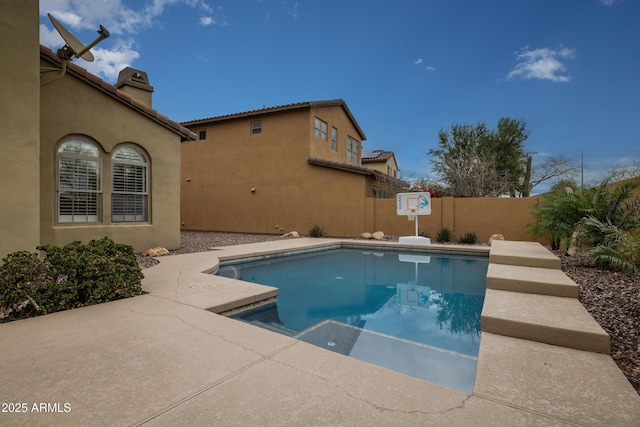 3737 E Donald Dr, Phoenix, AZ 85050 - view of pool with a fenced in pool and fence